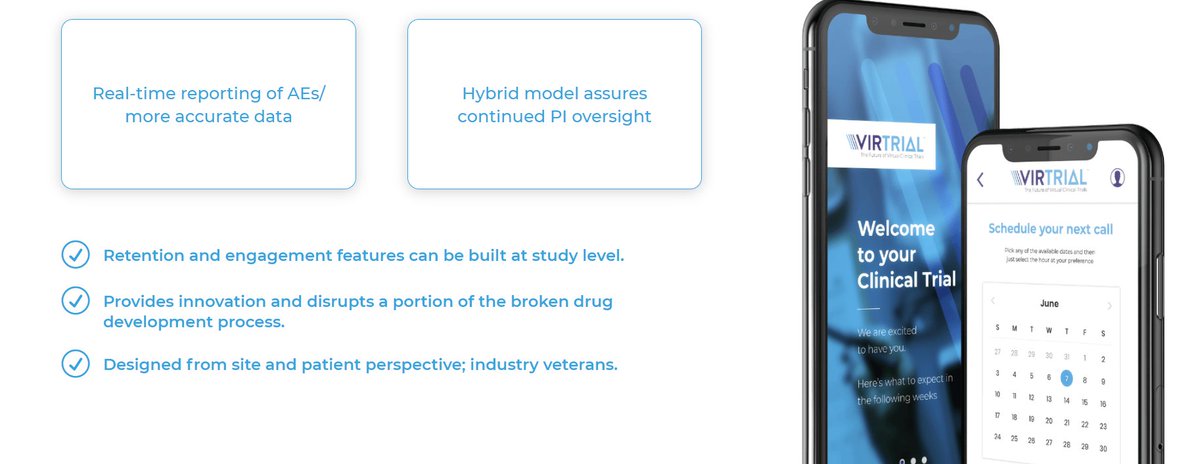VirTrialApp's tweet photo. Explore VirTrial's patient and site-centric features that help reduce study drop-out rates and save time and money for sites, patients and sponsors: https://t.co/sR888RWUID https://t.co/F9JjLLiWNS