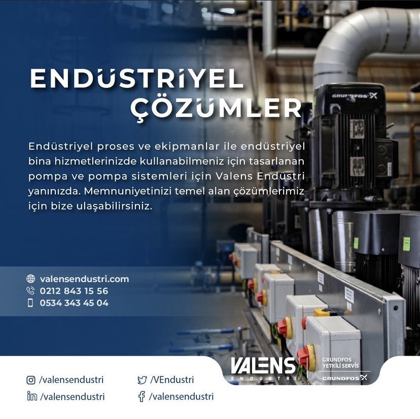 VEndustri's tweet photo. #valens #valensendüstri #grundfos #grundfosyetkiliservis #endüstri #mühendislik #pompa #hidrofor #su #ısıtma #soğutma #istanbul https://t.co/yMl1huBPh8