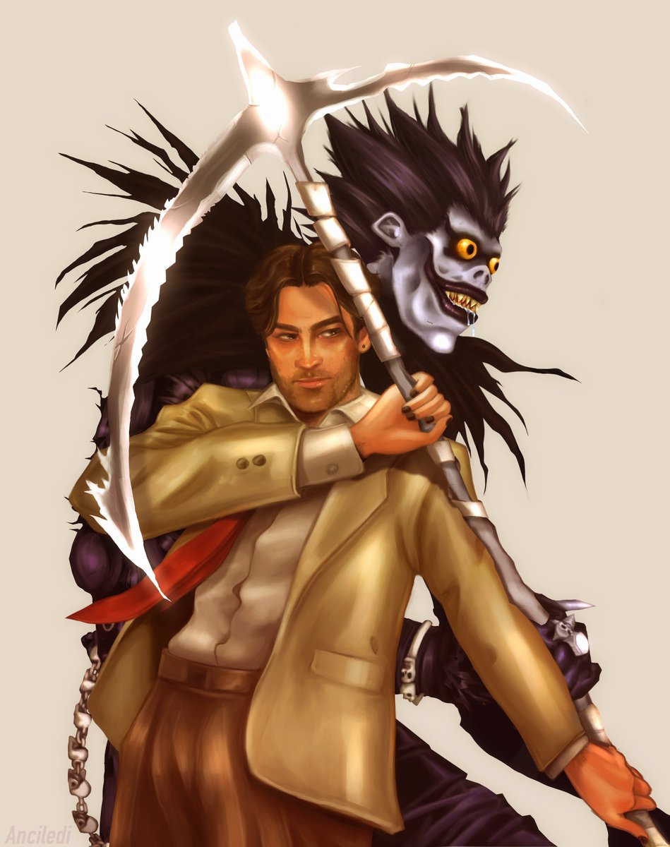anciledi's tweet photo. I Redrew @hasanthehun as Offical Death Note Character Art! #hasan30yil #hasanfanart #hasantwt #hasanthehun https://t.co/uqw2r0iTY7