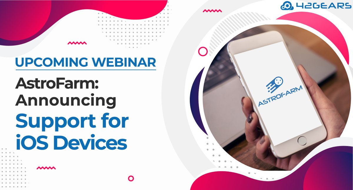 42gears's tweet image. Overcome the biggest challenge of remote app testing on iOS devices- Device Availability. Try AstroFarm. Register now for the free upcoming webinar.
bit.ly/3jhCpe4
#devicefarm #iOSapptesting #PrivateDeviceFarm #RealDeviceTesting #AstroFarm