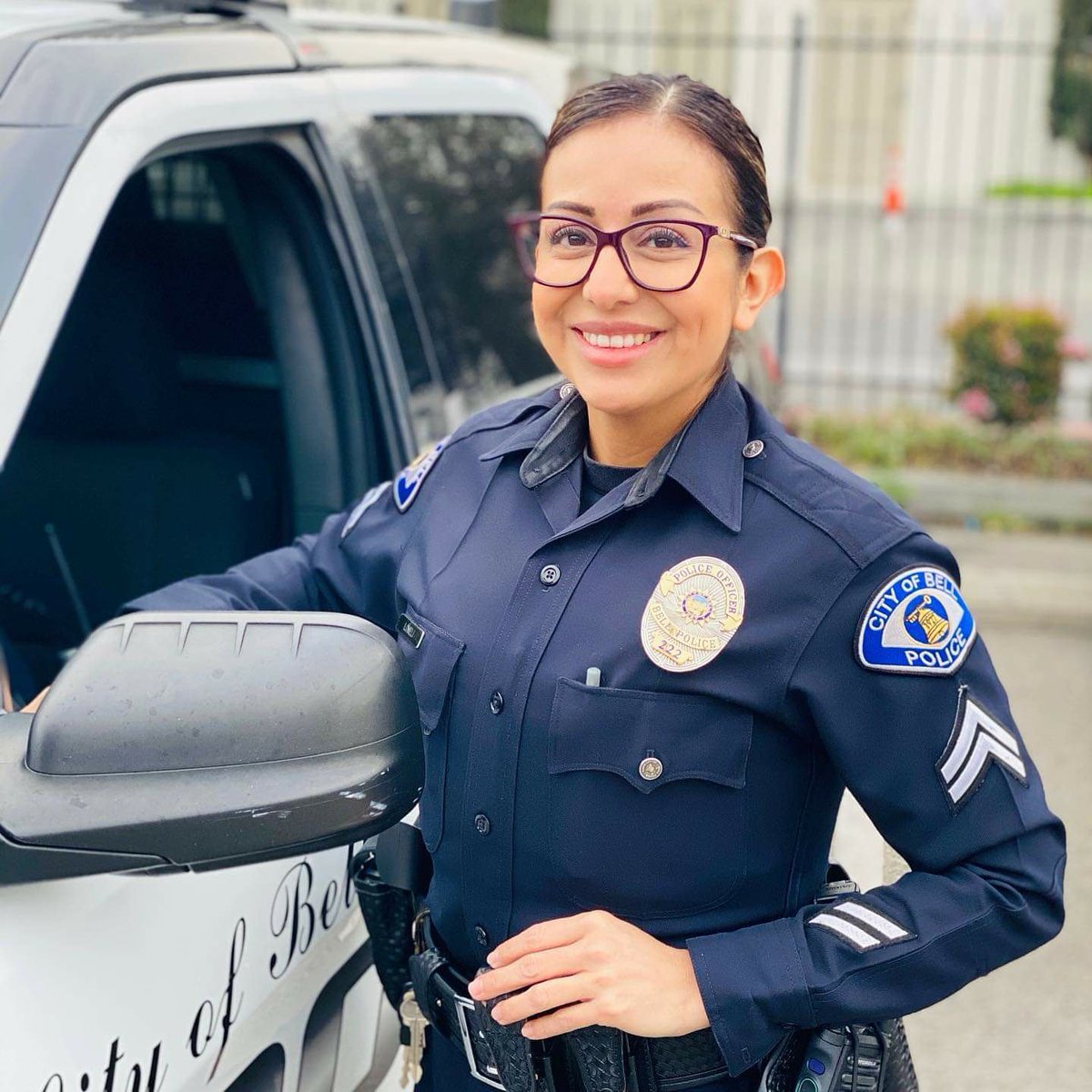 It was a pleasure and honor to see Marisol Lomeli, sworn in as the first  female Sergeant for the Bell Police Department. Marisol grew up in the  @CityofBell, and joined the department, image size:1200x1200