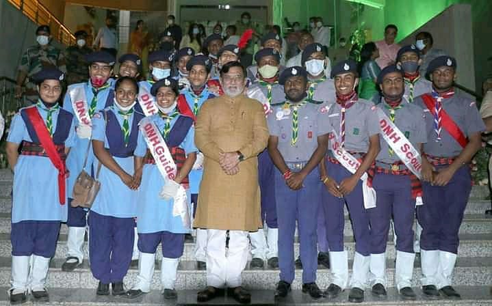 DDDScouting's tweet photo. DNH Scouting Today's Golden Moment with Honourable Administrator of DNH and Daman and Diu and Lakshyadeep Shri Praful Bhai Patel at Daman...
@prafulkpatel @PMOIndia @bsgnhq @CollectorDaman @CollectorDnh @dnhaveli_admin @DNHPolice @SandeepSingh_me @drapurvasharma https://t.co/HsbSTtP6PU