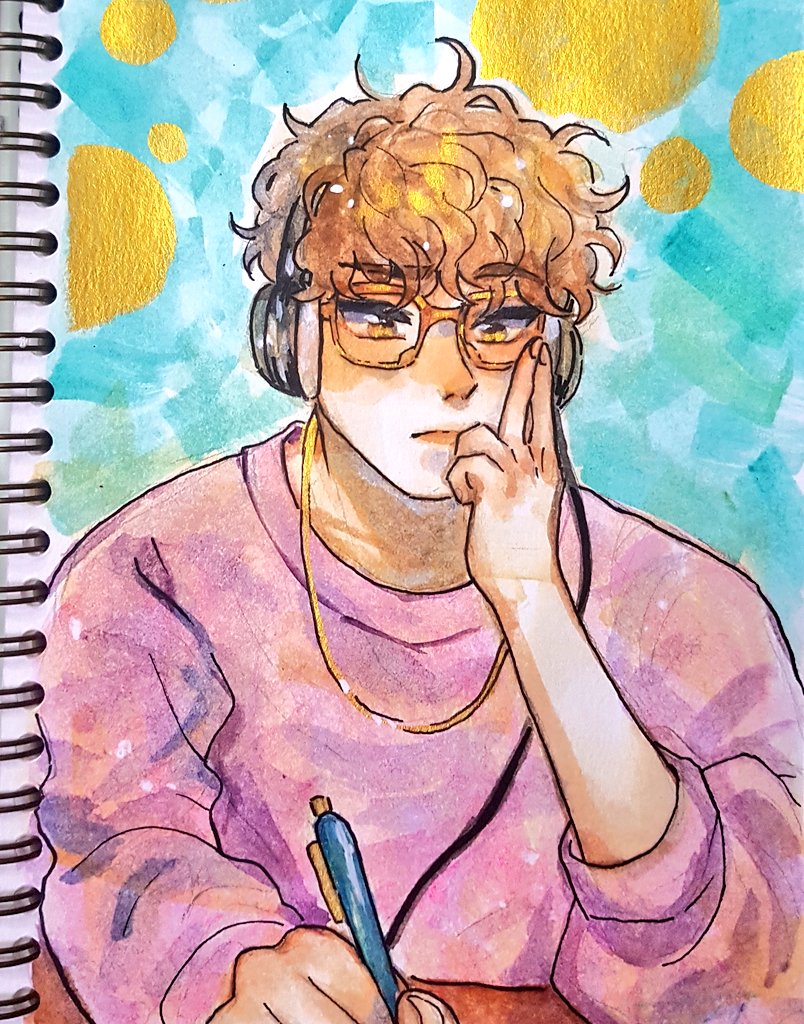 hyungkism's tweet photo. #stevensuptic is very busy focusing on crosswords https://t.co/aNLYa6MpDr