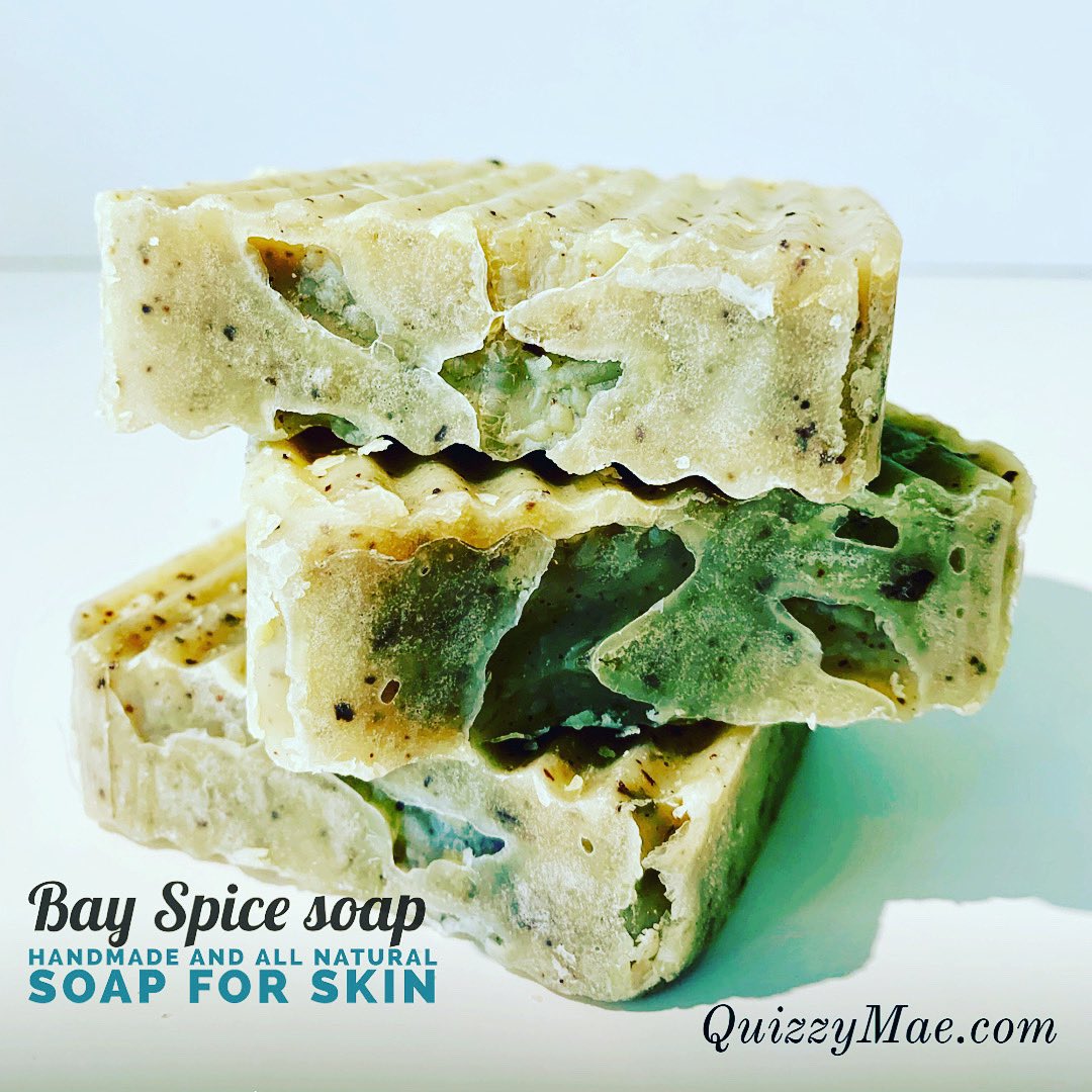 quizzy_mae's tweet photo. Spicy, woody, and tantalizing. Indulge your senses in Bay Spice soap. Handmade. All-natural. Now you can also purchase Bay Spice scented whipped Shea butter! Perfect to pair! Shop now at https://t.co/ZhoATyxrgz #naturalsoap #mansoap #handmade #shoplocal #BlackOwnedBusiness https://t.co/qnUAnanzc5