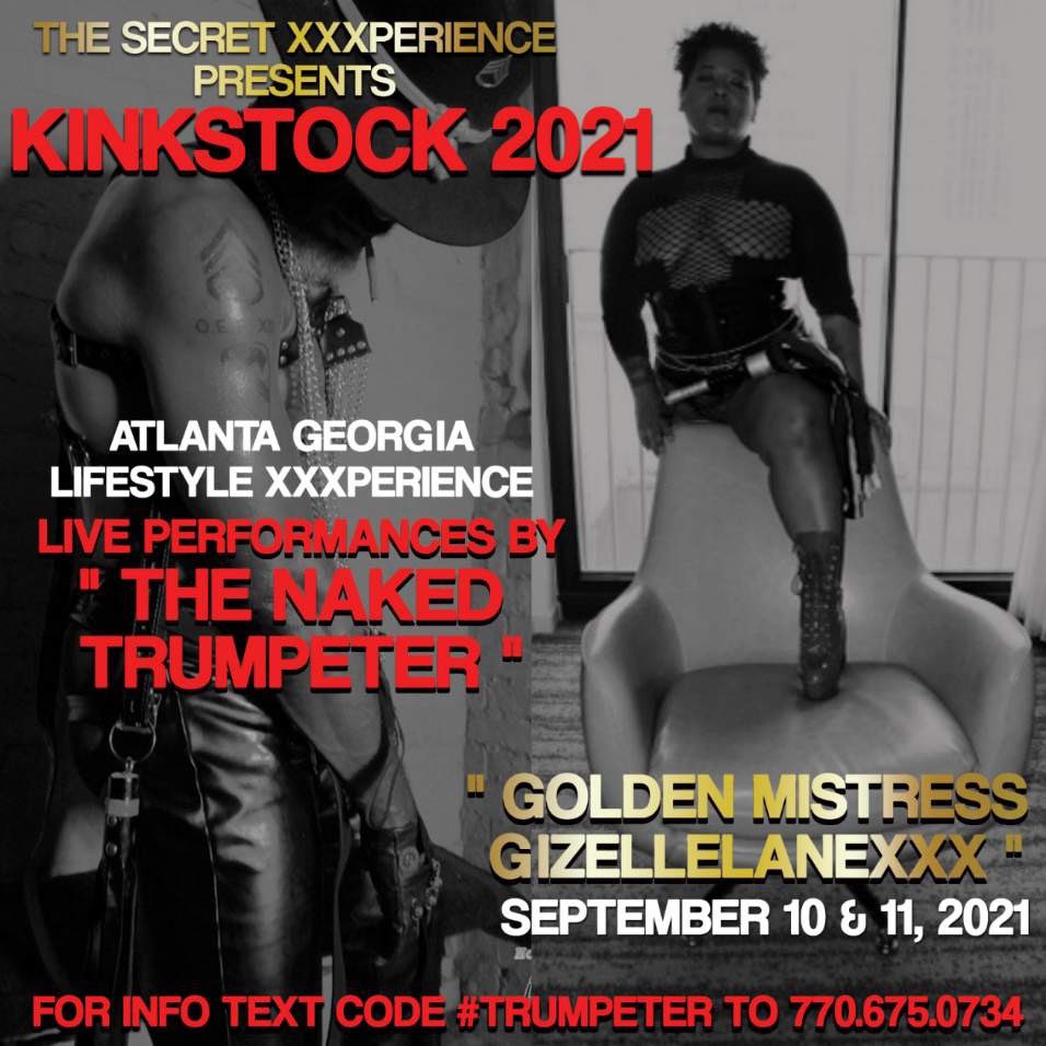 GizelleLane's tweet photo. #ATLANTA SEPT 10-12 cumm see @NakedTrumpeter &amp; myself @Hausofgoldxxx at kinkstock2021 if you ever wanted to feel our sadistic pleasure then this is your chance 😈👀‼️ https://t.co/VQcKmogfXc
