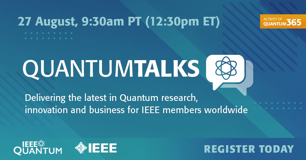 IEEEQuantum's tweet photo. This week's @IEEEQuantum #ExecutiveSeries interviews with Dr. @alexeymelnikov and Dr. Mark Nicholas Jones are now available on-demand at https://t.co/Fzs7GlQxCV and https://t.co/ccByjo63FN. And don't forget tomorrow's #QuantumTalks event. Register now at: https://t.co/EuwOOtDUQ6 https://t.co/KLv32VTyXM