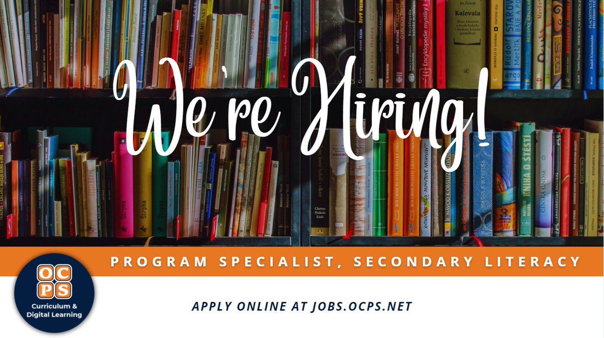Mandy Butterfield (@mandybocps) on Twitter photo Do you love...
Secondary ELA curriculum?
Collaborative work?
Designing high-quality professional learning?
Supporting teachers and leadership through coaching?
Come join us! Apply directly here: administrators-ocps.icims.com/jobs/82035/pro…
<a href="/CDLocps/">Curriculum and Digital Learning</a> Do you love...
Secondary ELA curriculum?
Collaborative work?
Designing high-quality professional learning?
Supporting teachers and leadership through coaching?
Come join us! Apply directly here: administrators-ocps.icims.com/jobs/82035/pro…
<a href="/CDLocps/">Curriculum and Digital Learning</a>