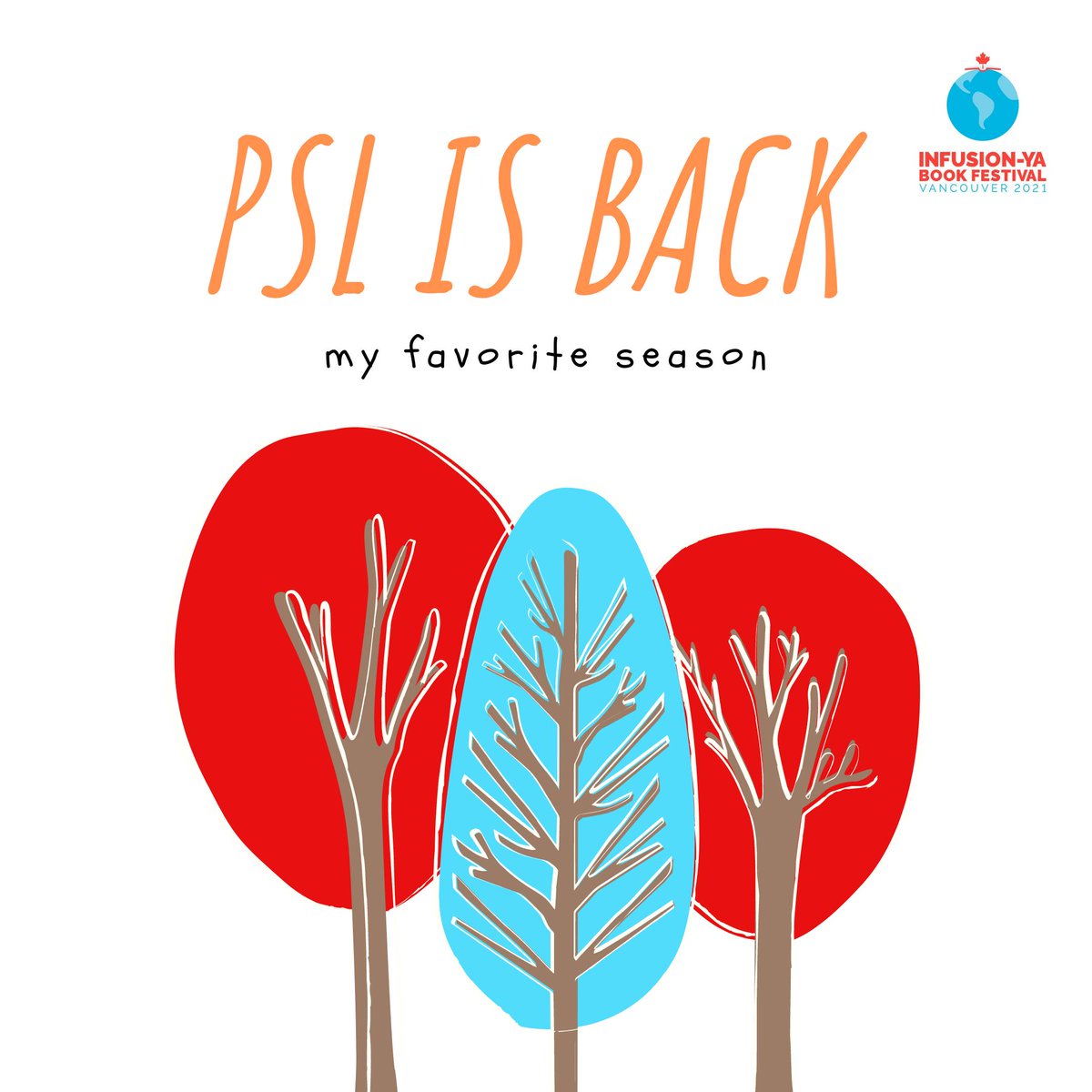 infusionyabook's tweet photo. What is better than having the iconic #pumpkinspicelatte in one hand, and your favourite fall read in the other? โจ๐โ๐
#infusionyabookfestival #pslseason #fallisalmosthere #bibliophile #ya #yalit #canlit #cbcbooks #books #ireadya #year3 #festivalseason #fallfestival https://t.co/AR1VyJFzed