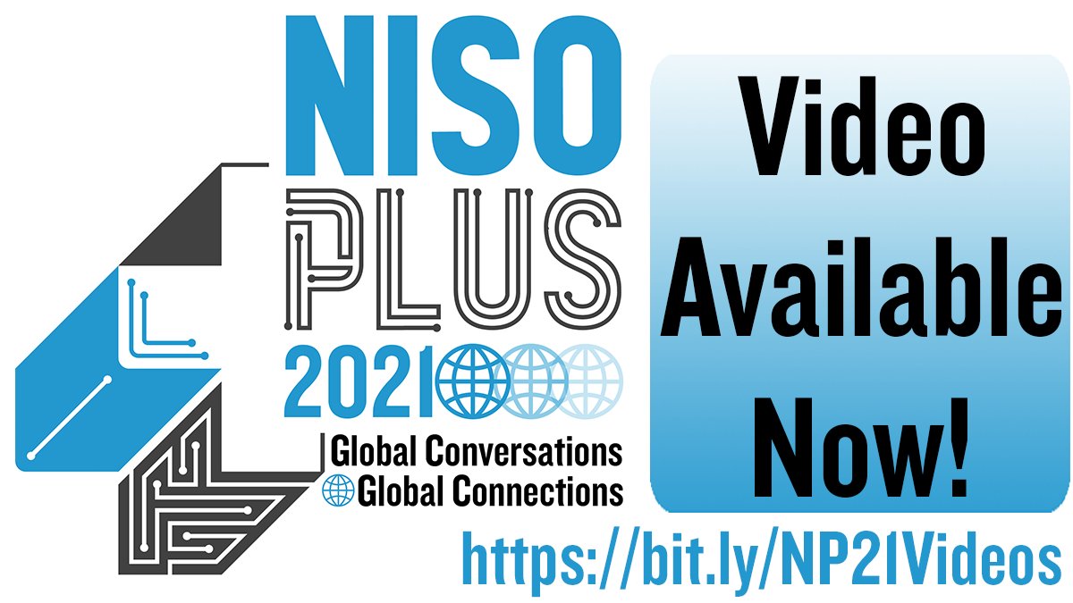 NISOInfo's tweet photo. Lots of experts in this #digitalhumanities session from #NISOPlus21 - now openly available! @AmyPlusFour @annaneat @ellen1643 @jmyntti @UVADeanKvD @mariastanton @PaulaKrebs Ken DiFIore @ITHAKA_org Rachel Wittman @UUtah 
https://t.co/inoI2oq7bz https://t.co/EJ58l0emaC