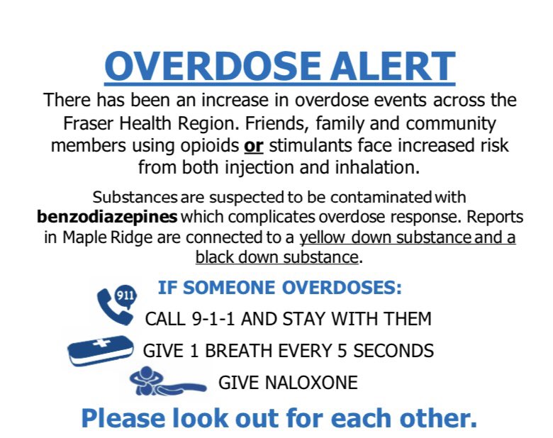 stopoverdose2's tweet photo. OVERDOSE ALERT! Let’s help community by ensuring everyone has the exact tools needed to save lives! 

https://t.co/MBfWjQd3ZI

@adriandix @s_malcolmson @jjhorgan @sach_bc https://t.co/mVQC4JsGaS