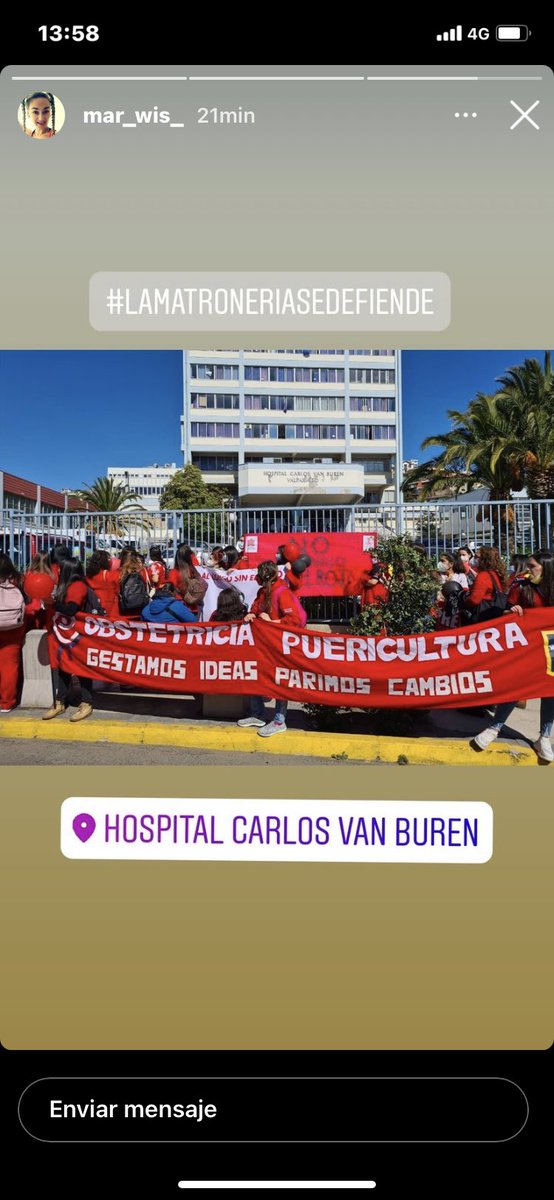 MatronesVRegion's tweet photo. La matronería se defiende !!!
#movilizacionnacionaldematroneria #NoalCodigoSinelRojo #matroneriamovilizada https://t.co/3y7EoRtj3q