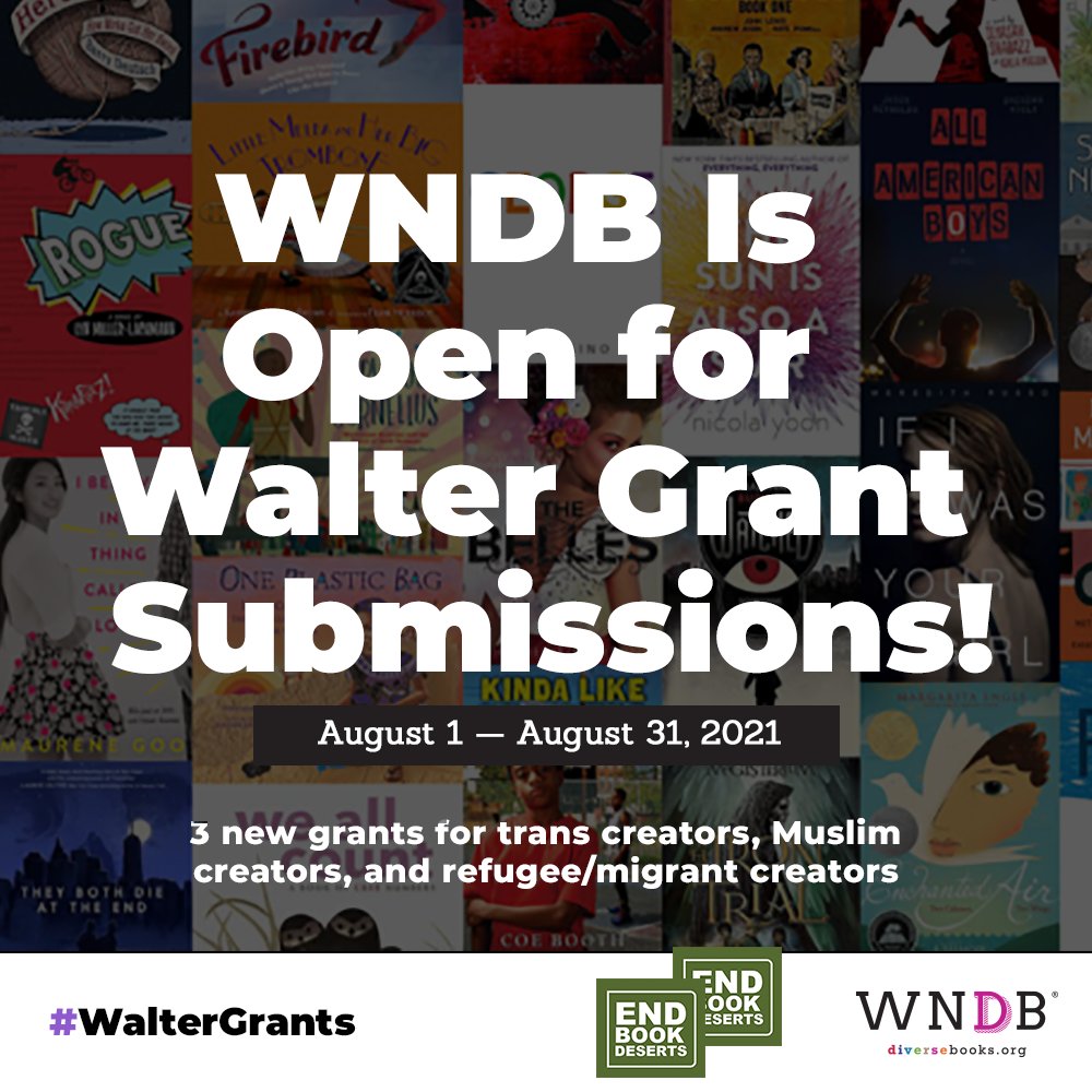 LatinxKidLitBF's tweet photo. Are you an unpublished diverse writer or illustrator? #LKBF21 partner @diversebooks is offering three $2,000 Walter Grants: one for refugee/migrant creators, one for Muslim creators, and one for trans creators. Applications close Aug. 31, 2021. Apply: https://t.co/JXw5MmY3cS https://t.co/tuUjWb6QGf