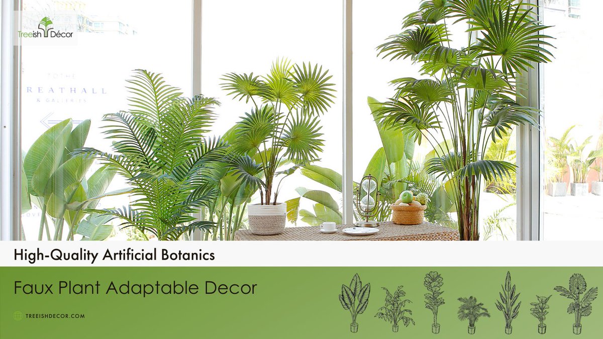 TreeishD's tweet image. Flexible stems and leaves allow for a certain level of customization. Our designs enable you to arrange the plant in a way that better fits your home and decor. 

#TreeishDecor #fauxplants #alwaysgreen #indordecor #plants #ecommerce #canadianbusiness #yycbusiness