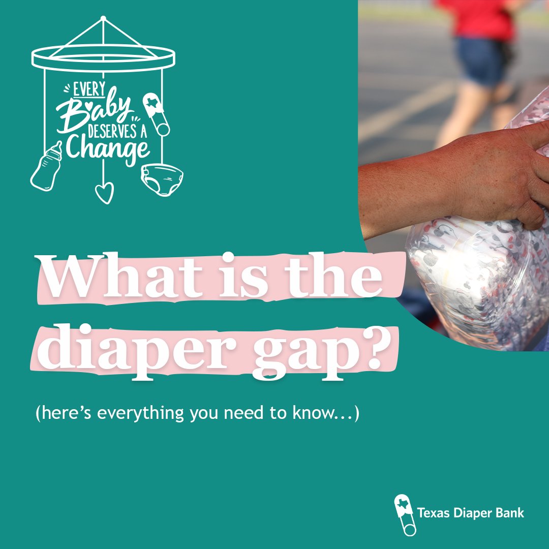 TXDIAPERBANK's tweet photo. We know that the #DiaperGap affects families and children alike, but what do we mean when we say diaper need? 🤔
To make a difference today, make a donation to our annual "Every Baby Deserves a Change" gala: https://t.co/7og0gS4Nni https://t.co/biZuasl9MZ