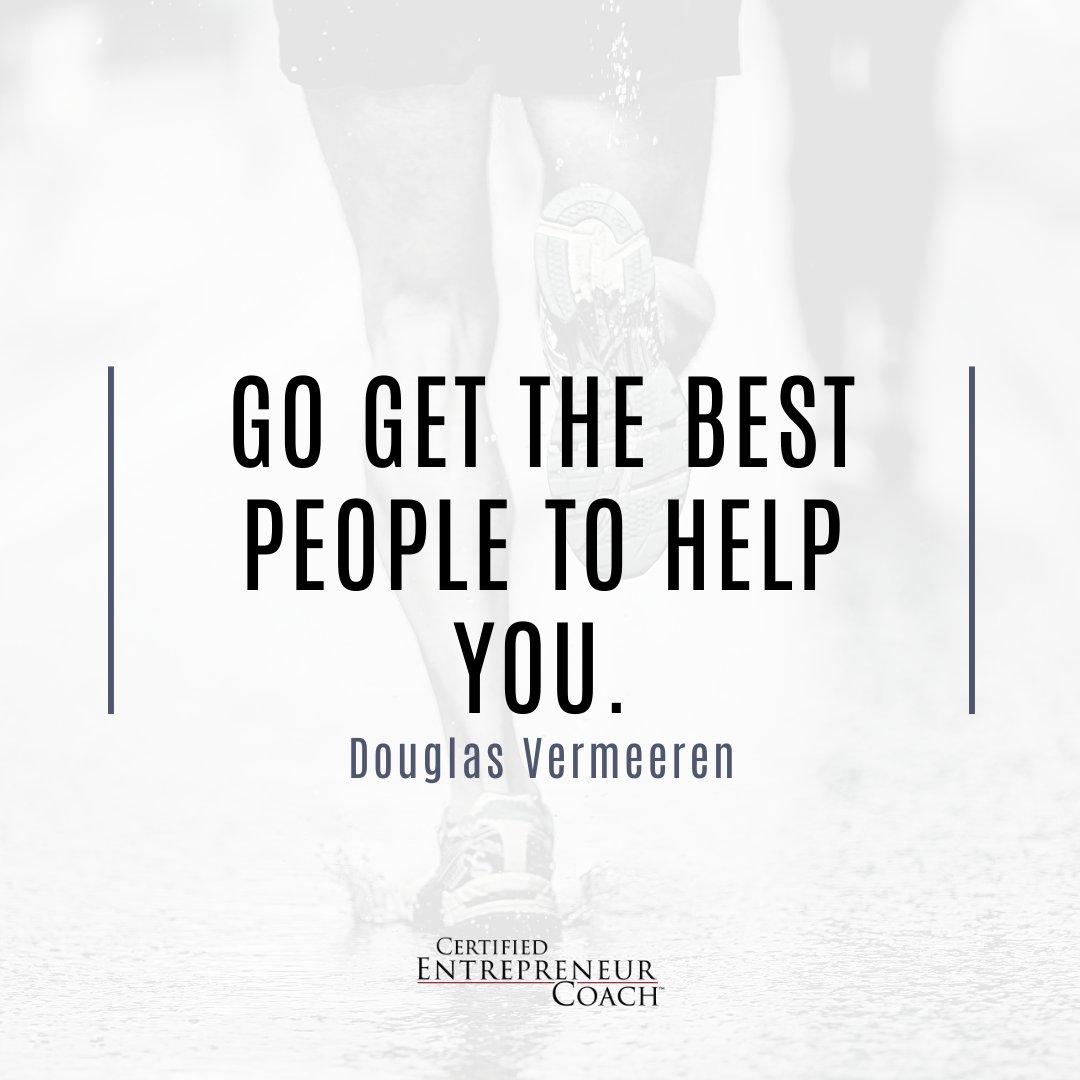 CertEntrepCoach's tweet image. “Go get the best people to help you.” -Douglas Vermeeren

Like and Share!

#entrepreneur #coaching #certifiedentrepreneurcoach #businesscoach #entrepreneurcoach #entrepreneurmindset #entrepreneurtips #businessadvice #entrepreneurgoals