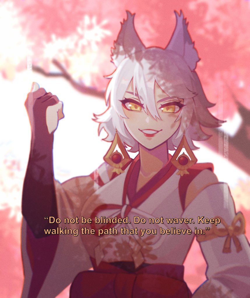 max_eera's tweet photo. // genshin spoiler for the sakura cleansing quest

Kitsune saiguu’s last words before her final parting
 #原神 #GenshinImpact https://t.co/rq5Q4GJxPz