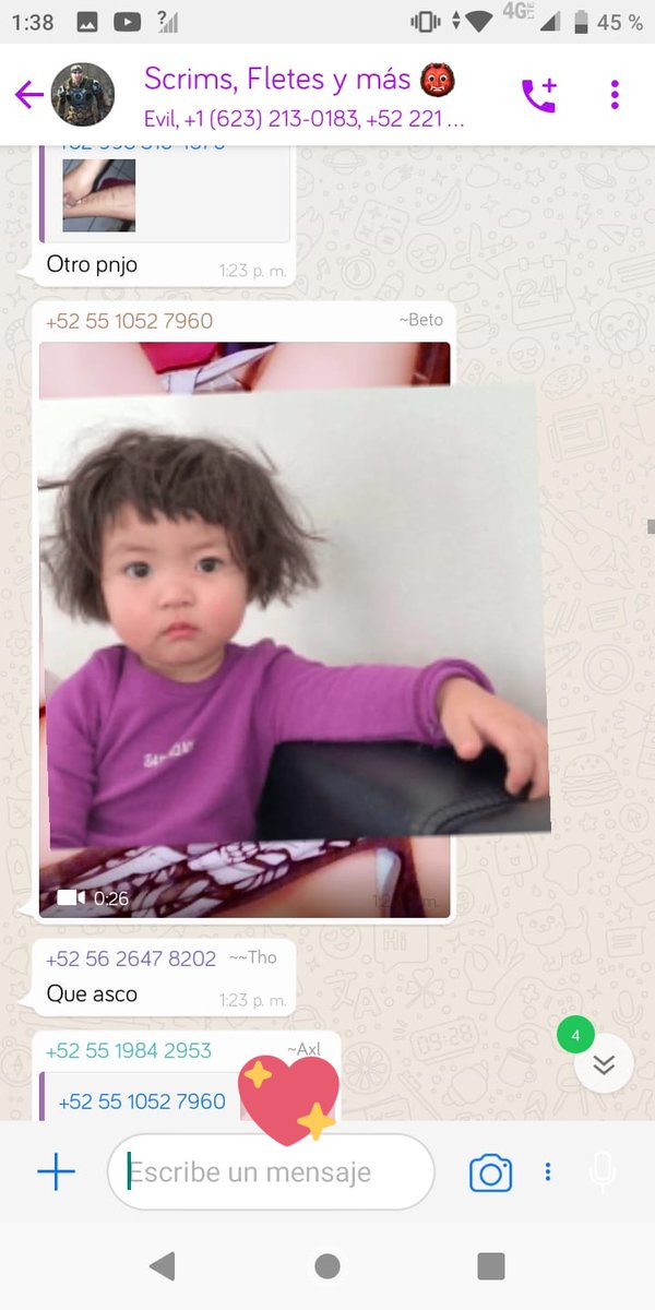 Pues bueno sabemos que en la comunidad hay gente tóxica y gente demasiado pendeja y este es un claro ejemplo. Vatos que se sienten chingones rolando fotos íntimas de niñas y hablando mal de una mujer.
Abro hilo dejando el número de los pendejitos que se encuentran en ese grupo.