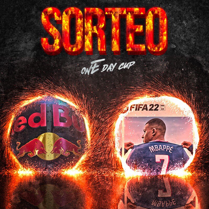 🎁🔥| ¡MEGASORTEO ODC!

Sorteamos un FIFA22 ULTIMATE + pack latas de Red Bull valoradas en 50 euros.

Requisitos:
-Dar MG y RT
-Seguir a <a href="/_OneDayCup_/">ONE DAY CUP |</a> <a href="/jmpd_bluelite/">José Manuel Pérez Domínguez bLueLiTe</a>
-Seguir twitch.tv/clubesodc
-Nombrar a dos enfermos de la comunidad 

Sorteo 𝟚𝟜/𝟘𝟡/𝟚𝟙🎮

¡¡Buena suerte!!