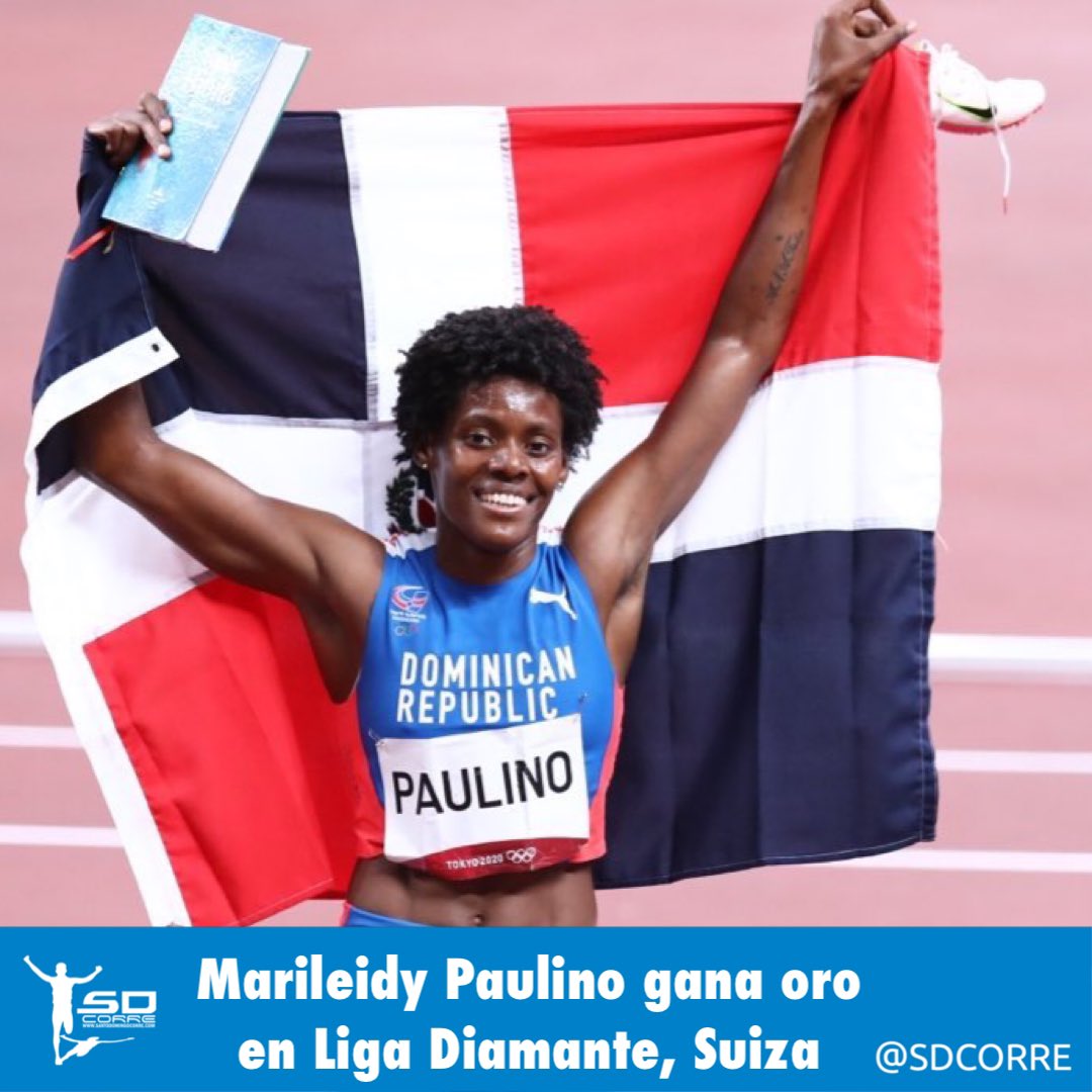 Marileidy Paulino conquista oro el Liga Diamante, Suiza. Amplía aquí: 
santodomingocorre.com/articulos/noti…
#SDCorre