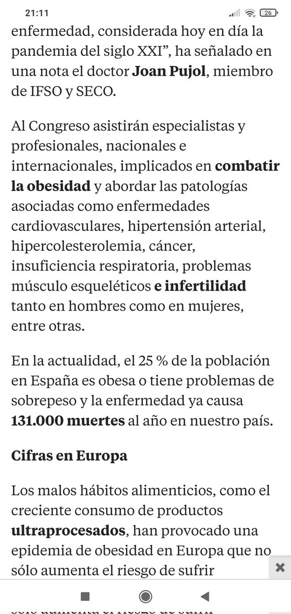 Opinión impopular! Antes que pasaporte COVID y tal, hay q luchar contra otras enfermedades q matan mucho más y son 1 gran pandemia. En España mueren más d 50.000 personas/año x tabaquismo y más de 130.000 x obesidad. Para cuándo un pasaporte de estas enfermedades? 
Sin acritud❤️
