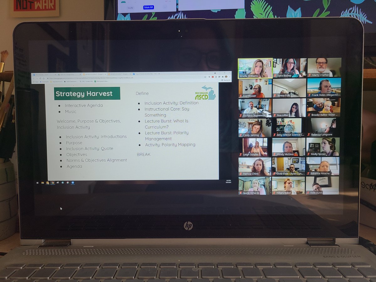 MichiganASCD's tweet image. Such a great first day of #CLIcohort15 with @chaffeem &amp;amp; @JenelleWilliam6! We love how they always wrap up their session with a Strategy Harvest :)