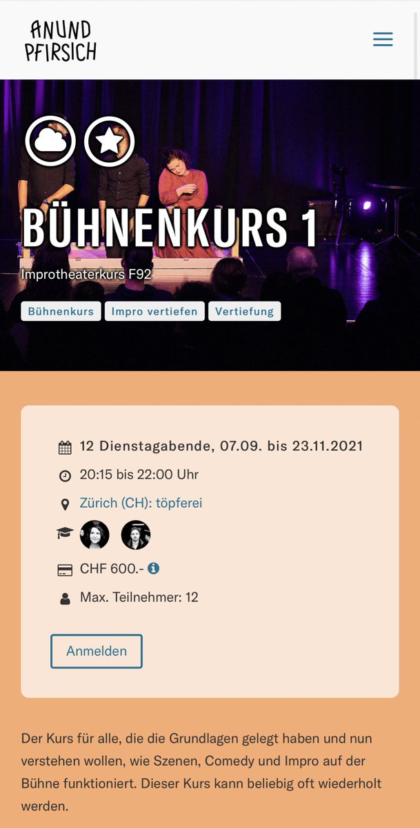 Monah (@monah) on Twitter photo Wer kommt mit mir zu <a href="/pfirsi/">anundpfirsich</a> an den Impro-Theater Bühnenkurs 1 ab dem 7.9? Es hat noch ein bizzeli Platz pfirsi.ch/edu/vertiefen/… 🥰 Wer kommt mit mir zu <a href="/pfirsi/">anundpfirsich</a> an den Impro-Theater Bühnenkurs 1 ab dem 7.9? Es hat noch ein bizzeli Platz pfirsi.ch/edu/vertiefen/… 🥰