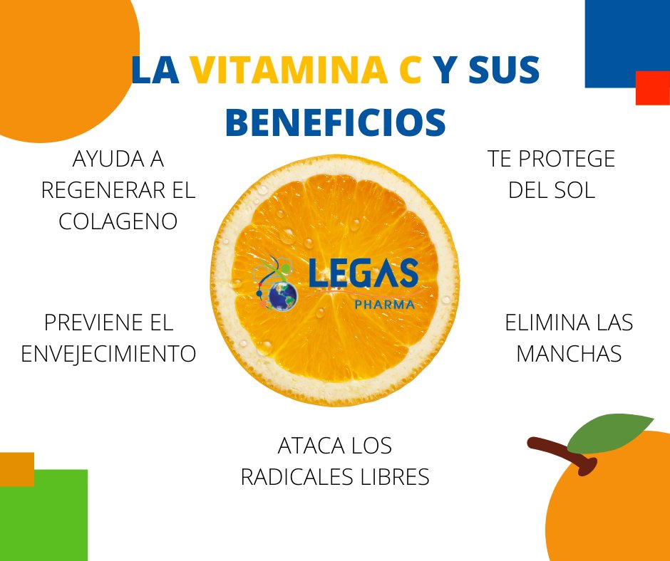 LegasPharma's tweet photo. ⚠¿Sabías que la vitamina C es buena para la gripe y otras enfermedades respiratorias?⚠, pero tal vez no sepas cuáles son sus demás beneficios. 
#salud #bienestar #mx #niño #viral #vacuna #niña #mama #pharma #vitamina #vitamine #nutricion https://t.co/8H86axyuu2