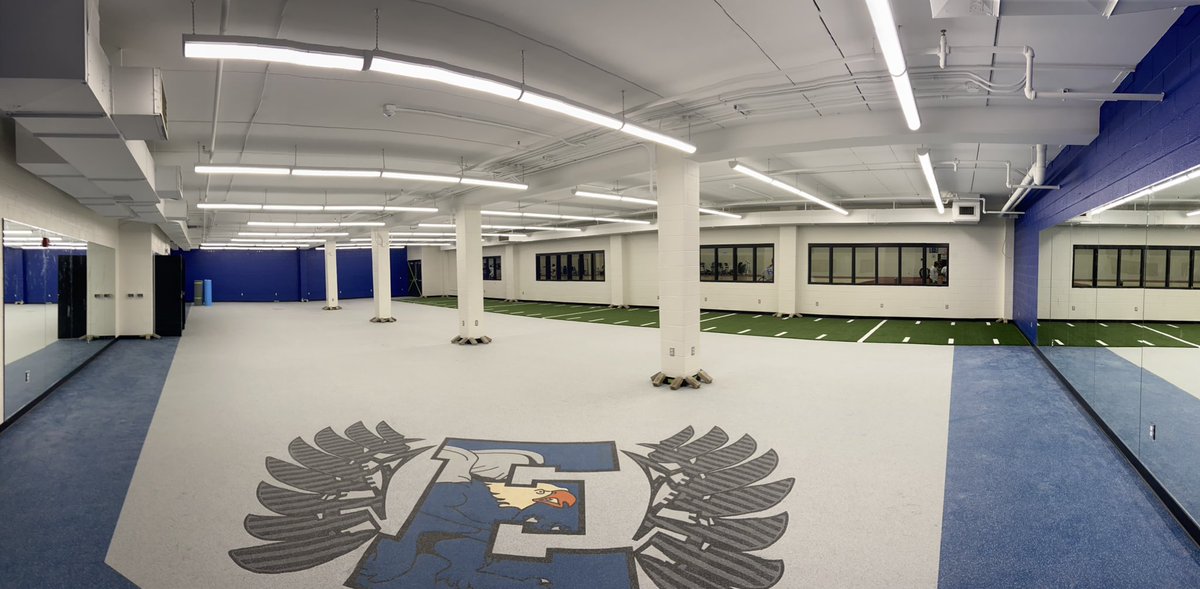 Weight room almost finished up with some updates! 💪