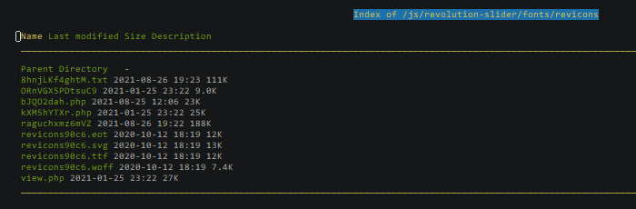 And another #dridex #opendir from my friend <a href="/FewAtoms/">Few Atoms</a> 

swastikengg[.]com/js/revolution-slider/fonts/revicons/