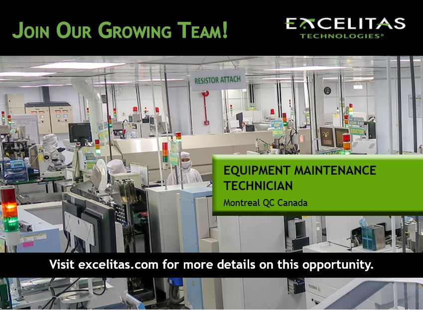 Excelitas's tweet image. We are presently seeking an Equipment Maintenance Technician to support existing equipment and projects.

To obtain further details, visit our career page: excelitas.com/job/2021-08/eq…

#youarehowweexcel #excelitastechnologies #joboftheweek