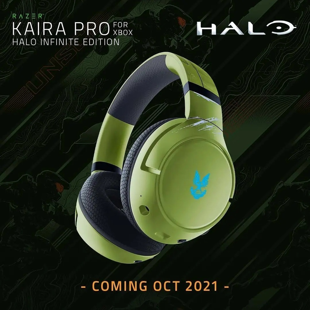 XboxCR's tweet photo. @razerlatam confirmó también un nuevo Headset Edición @halo Infinite

#Gamescom2021 #Halo #Xbox #XboxCR https://t.co/aMEpf4GsNS https://t.co/GTpFRYTtXY