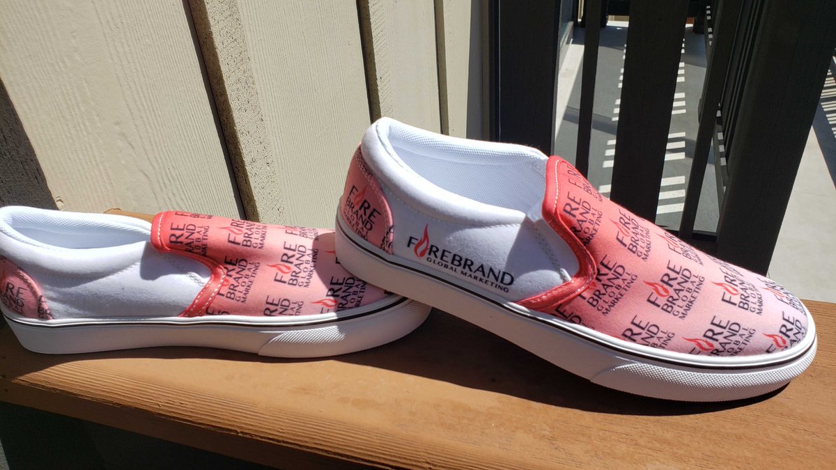 FirebrandPromos's tweet photo. WALKING AROUND IN STYLE! #firebrandpromos
100% custom printed shoes made with sustainable/recycled material. Any logo or design will make these slip-on shoes a great way to promote your brand.
#customprintedshoes #customsocks #brandinginspiration #creativemarketing https://t.co/S69N3Ca5Wl