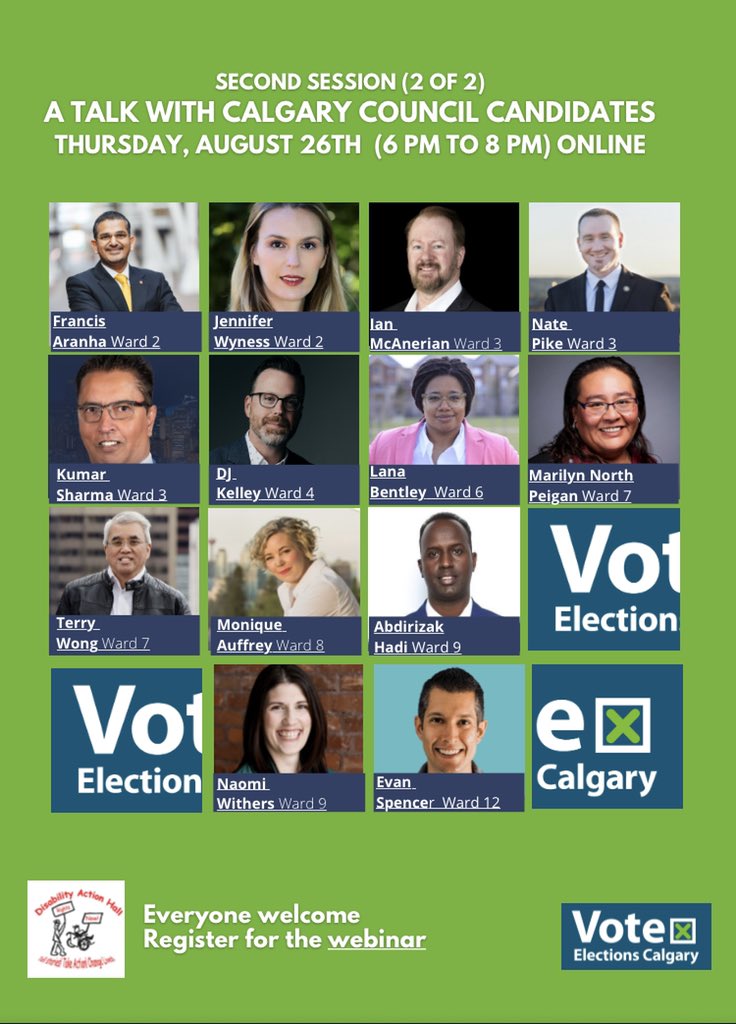 Actionhall's tweet photo. Just a few short hours away for the second session talk with Calgary Candidates, registration for webinar https://t.co/i9pBpTJQEs #yycvote #yyccc #calgaryvote #Election2021 https://t.co/hZKvIpOA2J