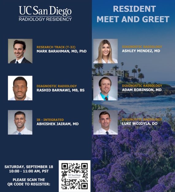 UCSDRadRes (@ucsdradres) on Twitter photo We’re excited to meet you #futureradres!
#Radiology #Residency #MeetandGreet #UCSD <a href="/UCSDMedSchool/">UC San Diego School of Medicine</a> <a href="/UCSanDiego/">UC San Diego</a> <a href="/UCSDHealth/">UC San Diego Health</a> We’re excited to meet you #futureradres!
#Radiology #Residency #MeetandGreet #UCSD <a href="/UCSDMedSchool/">UC San Diego School of Medicine</a> <a href="/UCSanDiego/">UC San Diego</a> <a href="/UCSDHealth/">UC San Diego Health</a>