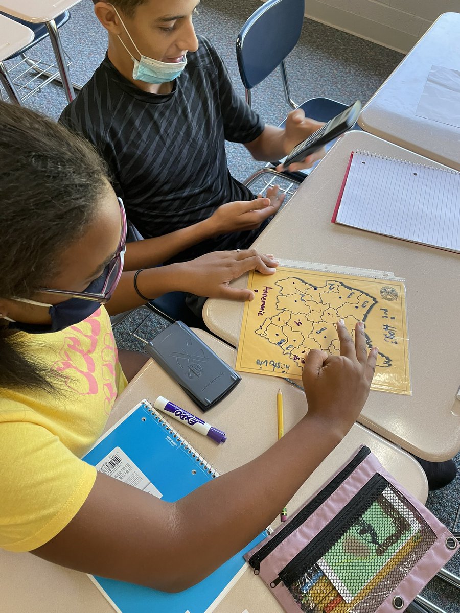 Conquest Game. Solving equations with variables on both sides in Algebra 1 today <a href="/KarrerMS/">Karrer Middle School</a> <a href="/DublinSchools/">Dublin City Schools</a>