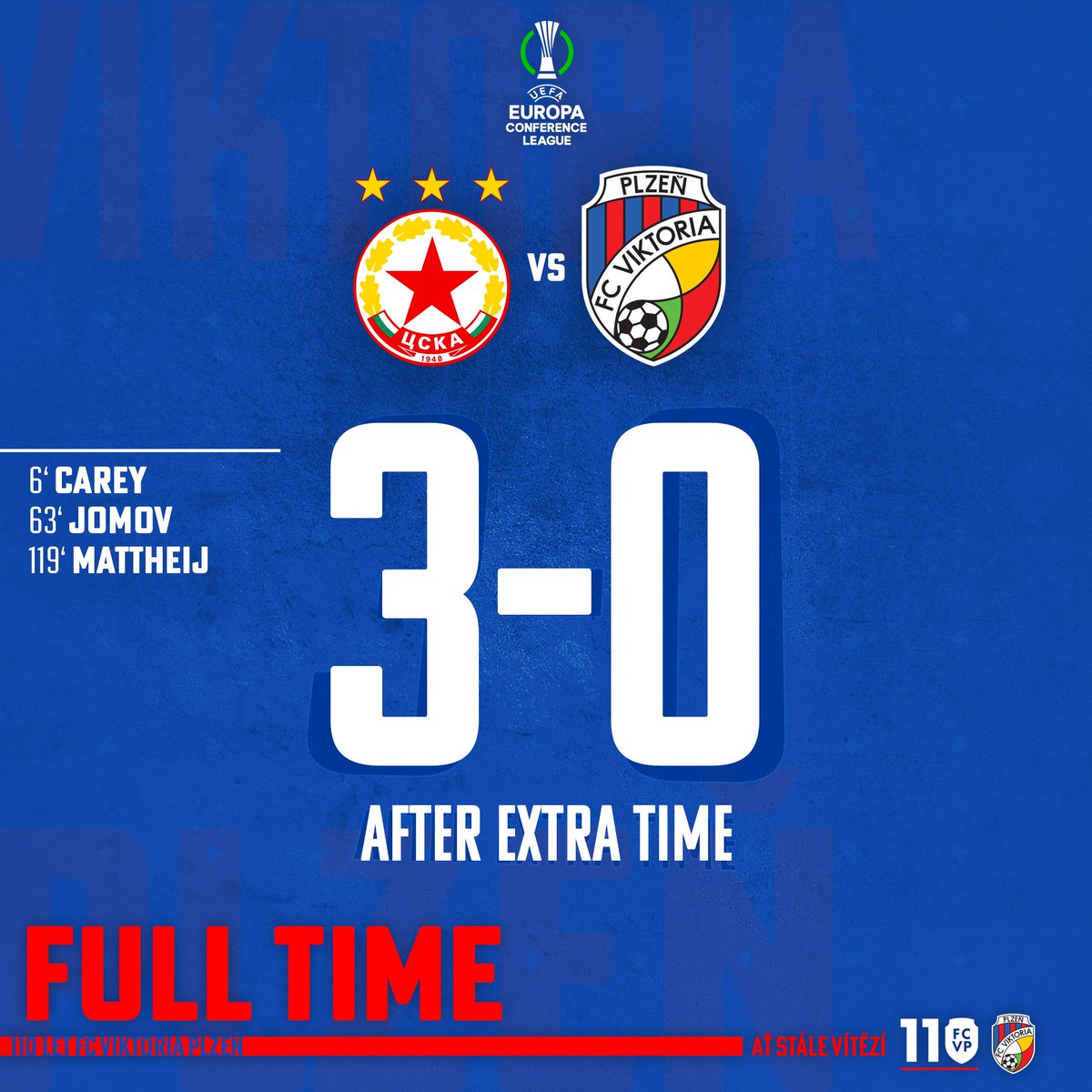 fcviktoria_en's tweet photo. The end of the European journey this season...

#fcvp #UECL #CSKAPLZ https://t.co/E6jt5Jp0Fm