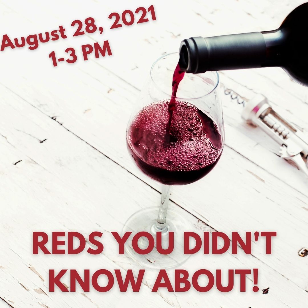 National Red Wine Day calls for teaching you about some Red Wines/Grapes that you didn't know about! 

Join the wine education by checking out the events calendar on our website! 
Or just click here: buff.ly/2VH0MZt