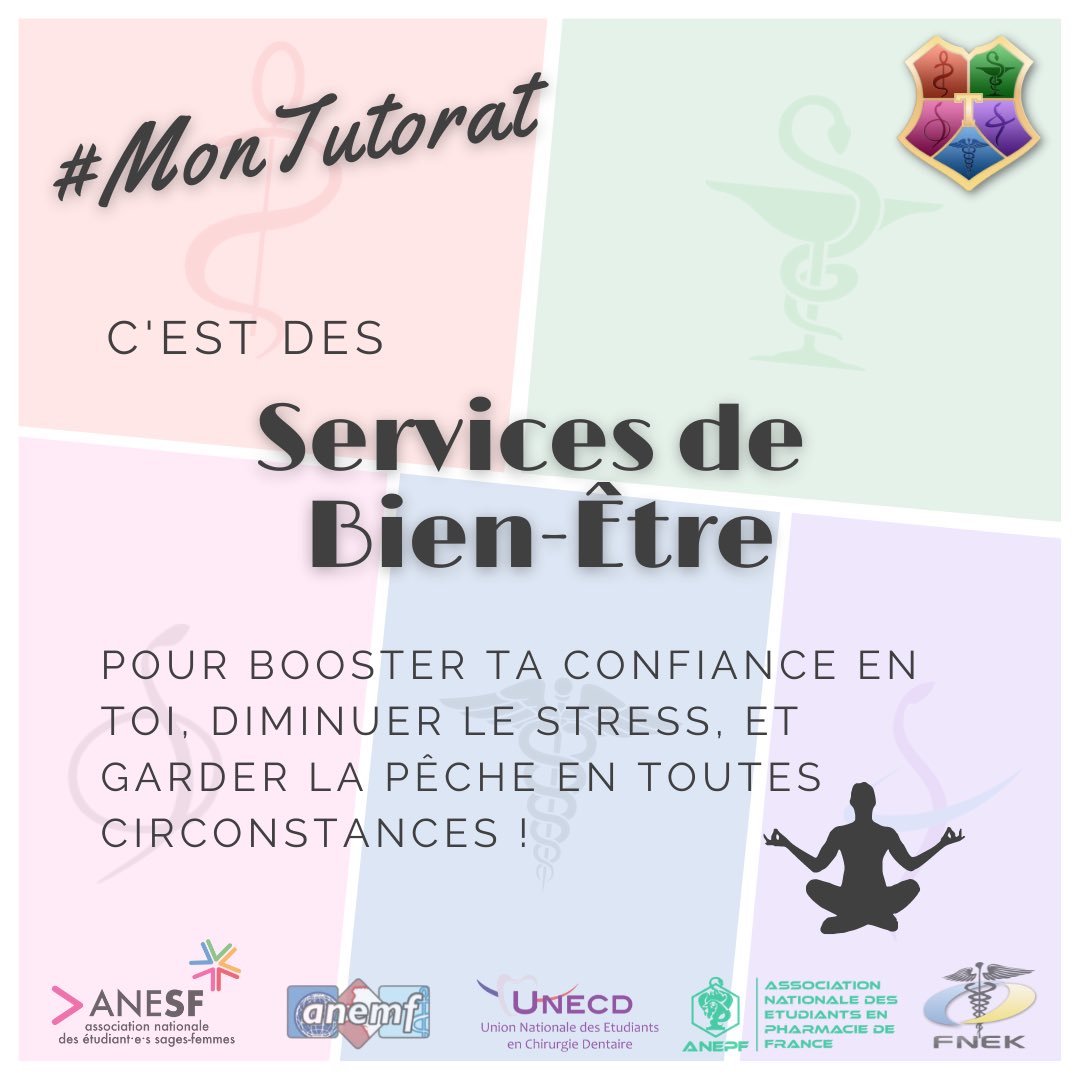#MonTutorat c’est des services de bien-être pour garder la pêche ! 

💙 #Parrainage par un étudiant en études de santé
💙 #Soutien méthodologique bénéfique à la santé physique et mentale
💙 #Activités ludiques, jeux, séances de sport

De quoi être en forme pour la #Rentree2021 !