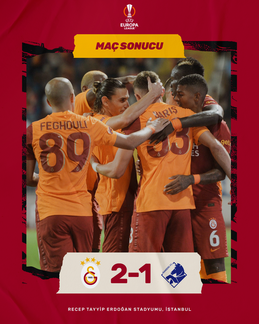 Galatasaray SK on X: Maç sonucu: Galatasaray 2-1 Beşiktaş 👏💪 #GSvBJK  @BybitTurkiye  / X