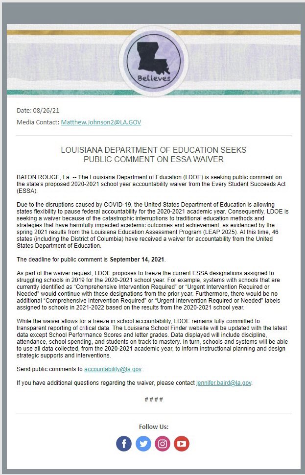 Educate Louisiana (@edlouisiana) on Twitter photo 