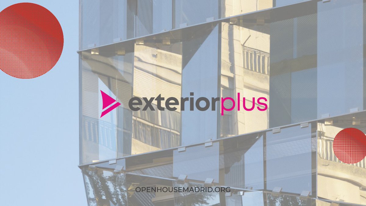 🎉 Gracias @exteriorplus por apoyar a Open House Madrid y ser un motor fundamental en la difusión del festival. Cada vez sois más los que os sumáis a este gran festival de arquitectura en Madrid.🔝
🔝 ¡Gracias por hacernos crecer!

#Exteriorplus #OpenHouseMadrid