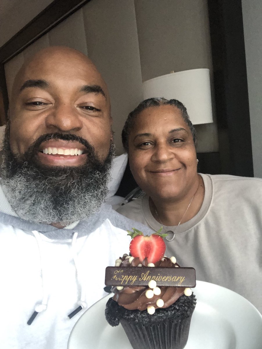 JCBallentine's tweet image. 32 years ago today we said “I do”.  Today we are still doing. Looking forward to 32 more.