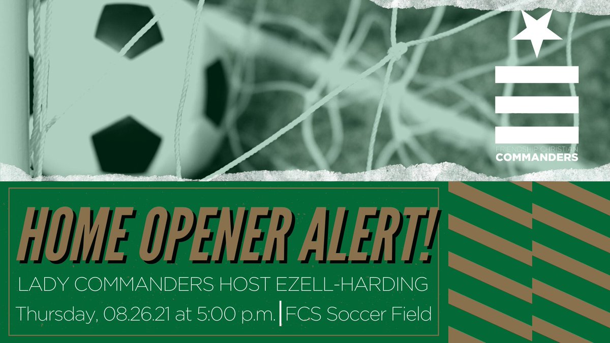 FCScommanders's tweet photo. Come support the Lady Commanders in their home opener!⚽️ https://t.co/ie3pQNYuOG