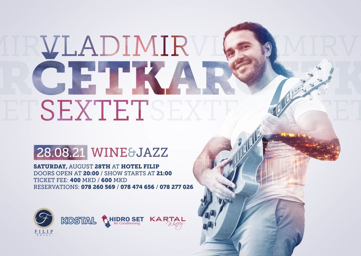 Оваа Сабота Вино &amp; Џез во Хотел Филип, Охрид🎶🍷❤️