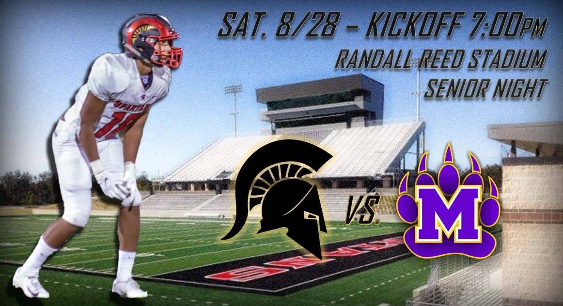 Join us Saturday night at Randall Reed Stadium for Senior Parent Night at the PHS Football game vs. Montgomery! #PHS_Spartans #NCISD