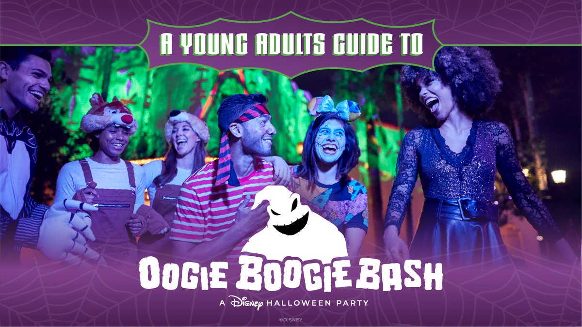 DisneyParks's tweet image. If you and your crew have tickets to #OogieBoogieBash – A Disney Halloween Party at Disney California Adventure park, get ready to turn up the dial on the frightful fun! Check out our young adults guide to this year's event: bit.ly/38vOztP