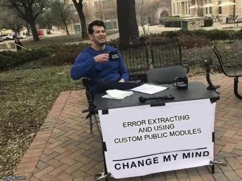 overflow_meme's tweet image. Error extracting and using custom public modules stackoverflow.com/questions/6893… #java #javamodule #java14