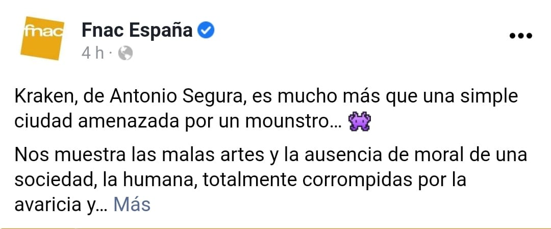 Vosotros sí que sois unos "mounstros", <a href="/Fnac_ESP/">Fnac España</a>. diccionariodedudas.com/monstruo-monst…