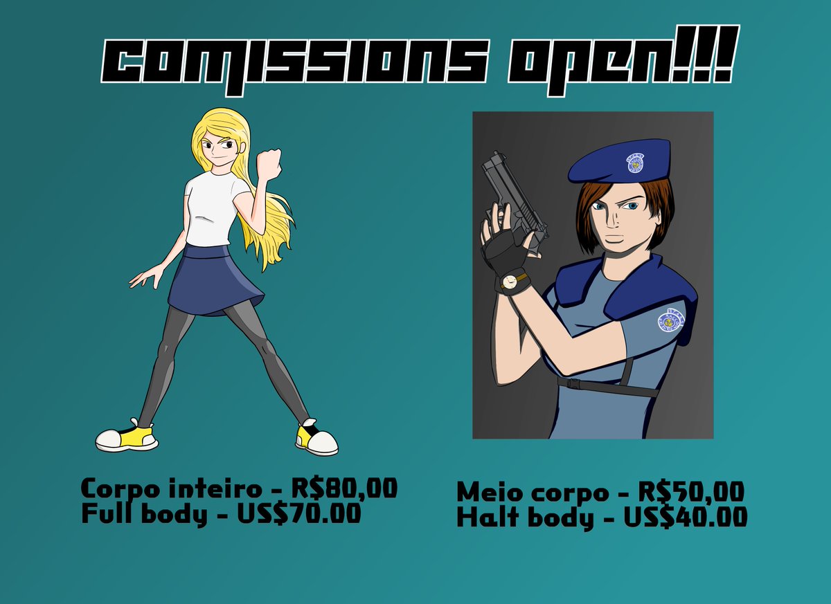 estechanfofex's tweet photo. Comissions are 100% OPEN!!

Contato via PV / Contact via DM

Para clientes brasileiros: pagamento via Pix ou PayPal
Foreign clients: PayPal only

Please RT and Like to help me !
Retuitar e curtir para me ajudar = humilde 🤝
#comissions #comissionsopen https://t.co/BeEZeF7w1K