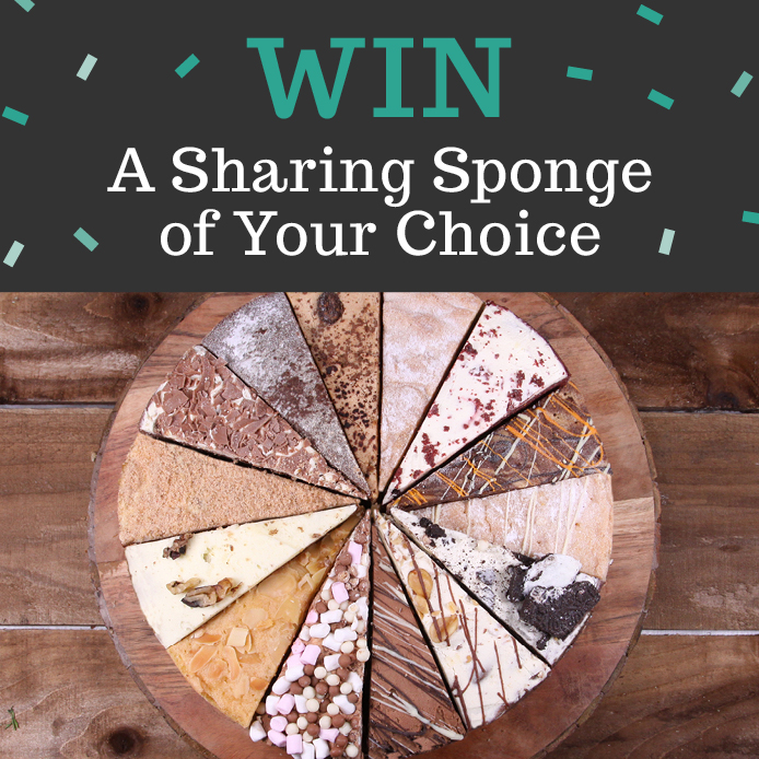 Our Sharing Sponges are back and we are giving you the chance to win one! Simply Follow us and RT 😀 Winner will be announced Wednesday 1st Sept. Good Luck! #Competition #Win #Giveaway #SharingSponges #SpongeCakes